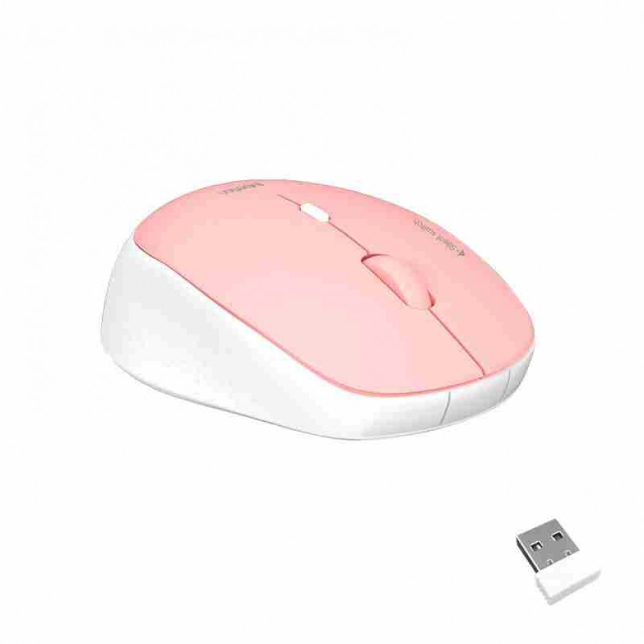 Ασύρματο ποντίκι ροζ - Meetion MT-R570 2.4G