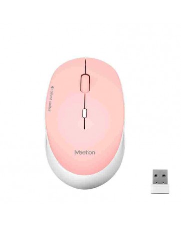 Ασύρματο ποντίκι ροζ - Meetion MT-R570 2.4G