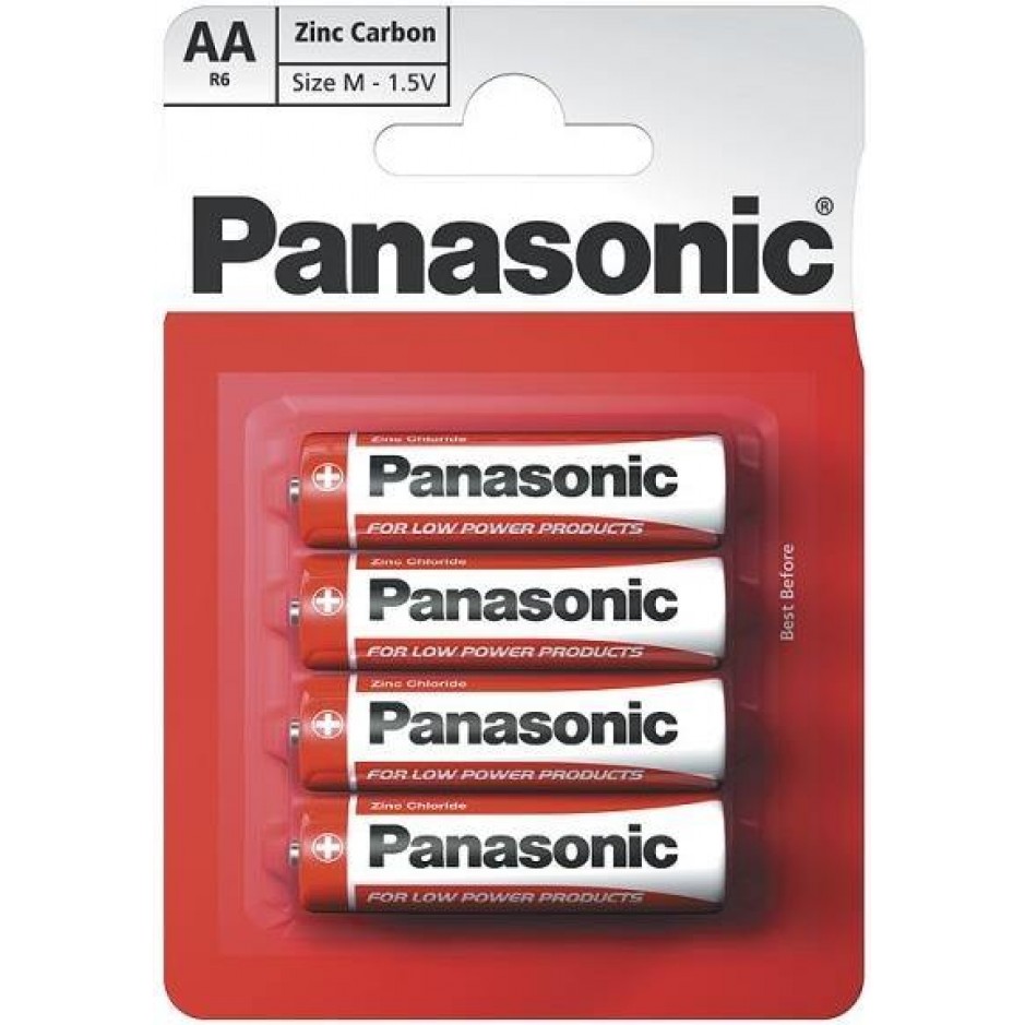 Μπαταρία Panasonic Zinc Carbon AA 4 τεμ.