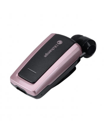 Bluetooth headset με πτυσσόμενο ακουστικό iXchange UA25 ροζ χρυσό