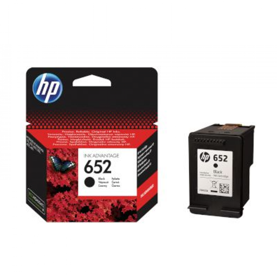 Γνήσιο HP 652 Black (F6V25AE)