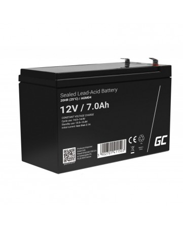 Green Cell AGM Battery 12V 7.0Ah UPS