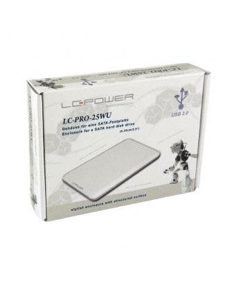 LC Power Θήκη Σκληρού Δίσκου 2.5 SATA USB 2.0 (Λευκό) (LCPRO25WU)
