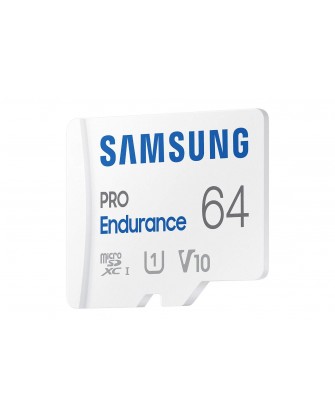 Κάρτα μνήμης micro sdxc UHS-I SDR104 U1 V10 με αντάπτορα - Samsung MB-MJ64KA/EU Pro Endurance 64GB