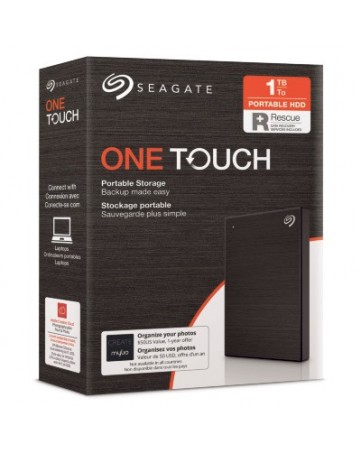 Εξωτερικός σκληρός δίσκος Seagate hdd One Touch 1TB/USB3/Black/2.5