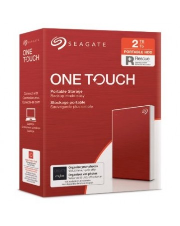 Εξωτερικός σκληρός δίσκος Seagate hdd One Touch 2TB/USB3/Red/2.5