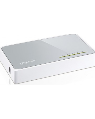 TP-LINK 8-Port Desktop Switch TL-SF1008D V.8 Unmanaged 10/100Mbps