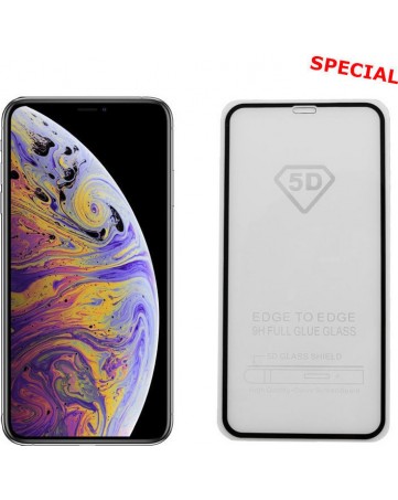 Idol 1991 Tempered Glass iPhone XR 6.1" 9H 0.25mm 5D Full Glue Special Full Cover Black