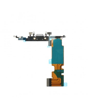 Charging connector flex cable white - Apple iPhone 8 Plus
