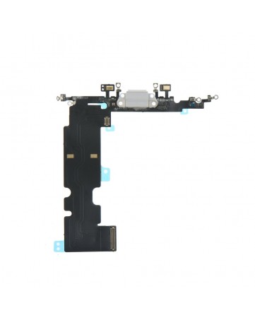 Charging connector flex cable white - Apple iPhone 8 Plus