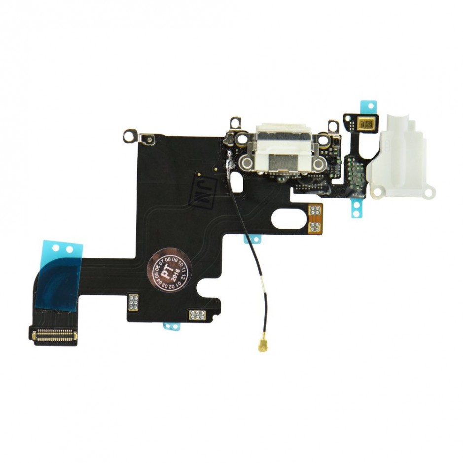 Lightning connector & headphone jack space white - Apple iPhone 6